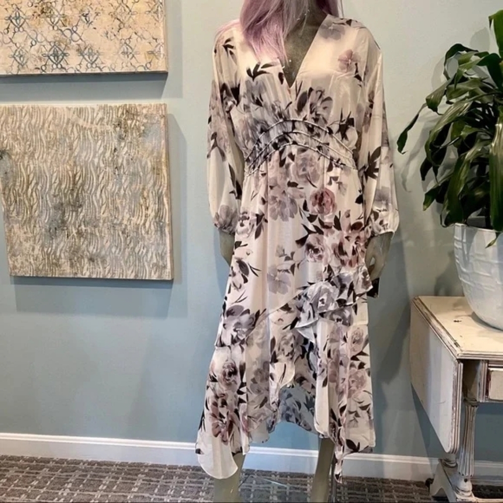 Taylor Floral Long Sleeve Dress